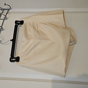 Skort women's small cream 100% cotton